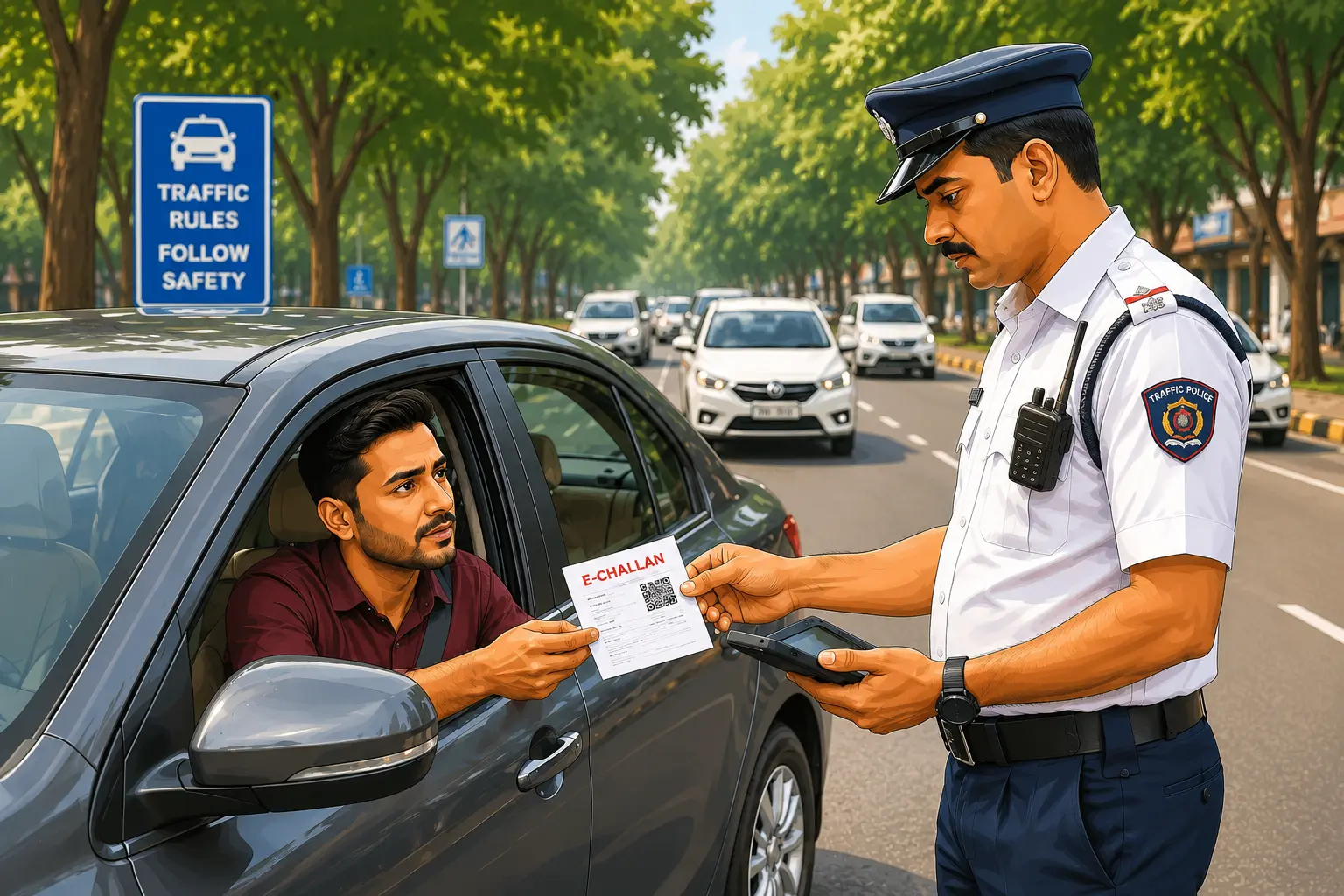 Check E Challan Status